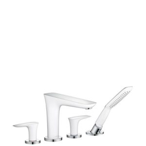Hansgrohe PuraVida Смеситель на край ванны, на 4 отверстия, ½’