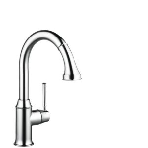 Hansgrohe Talis Classic Смеситель для кухни, однорычажный, с выдвижным душем, ½'