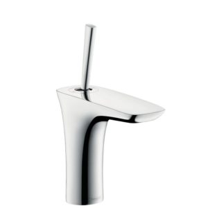 Hansgrohe PuraVida Смеситель для раковины, однорычажный, со сливным клапаном Push-Open