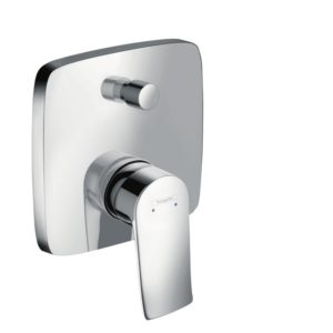 Hansgrohe Metris Смеситель однорычажный для ванны, со встроенной защитной комбинацией, СМ