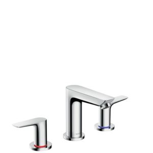 Hansgrohe Talis E Смеситель для раковины на 3 отверстия, со сливным гарнитуром