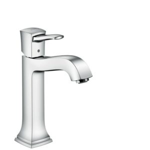 Hansgrohe Metropol Classic Смеситель для раковины в форме таза 160, однорычажный, со сливным гарнитуром