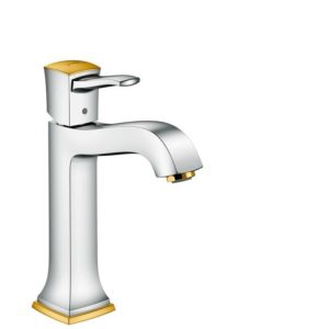 Hansgrohe Metropol Classic Смеситель для раковины в форме таза 160, однорычажный, со сливным гарнитуром