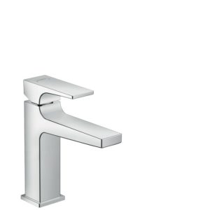 Hansgrohe Metropol Смеситель для раковины 110, однорычажный, с рычаговой рукояткой, со сливным клапаном Push-Open