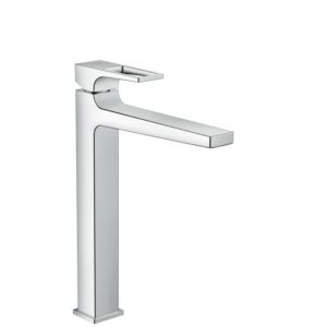Hansgrohe Metropol Смеситель для раковины 260, однорычажный, с рукояткой-петлей, со сливным клапаном Push-Open, для раковин в форме таза